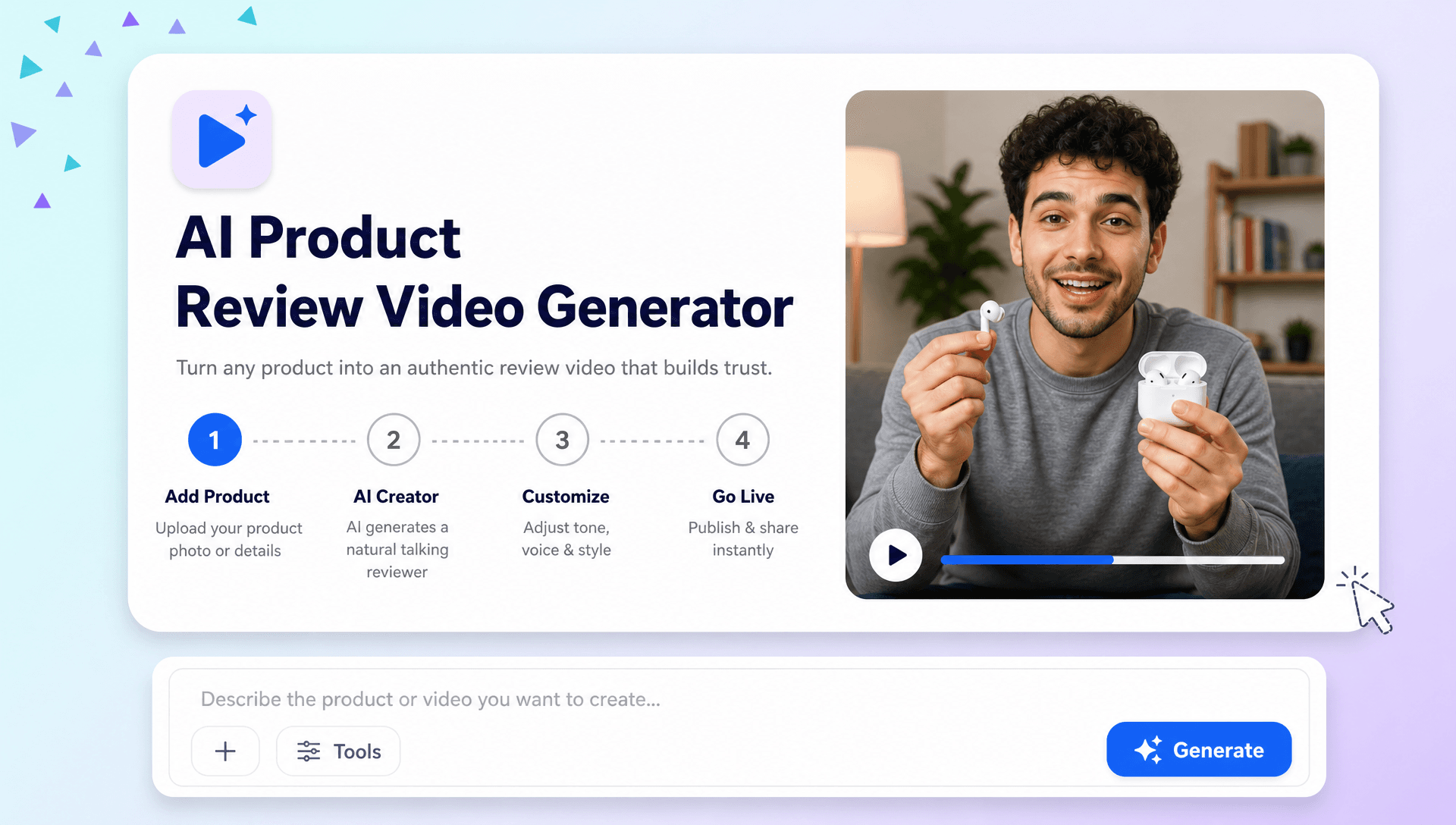 I Product Review Video Generator Online – Create Engaging Product Reviews I Product Review Video Generator Online – Create Engaging Product Reviews